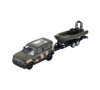 Siku Land Rover Defender with Boat Diecast Model - 1:87 Scale