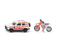 Siku Land Rover Defender with KTM Bike Diecast Model - 1:87 Scale