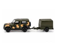 Siku Land Rover Defender With Trailer Diecast Model - 1:87 Scale