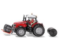 Siku Massey Ferguson 8680 Model Tractor with Front Bale Lifter - 1/32 Scale