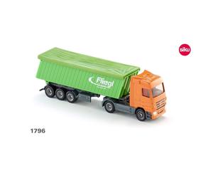 Siku Mercedes Articulated Lorry With Tipping Trailer - Scale 1/87