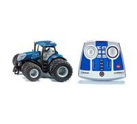 siku 6739, New Holland T7.315 Tractor, 1:32, Blue, Metal/Plastic, Remote controlled, Incl. Bluetooth remote control module, With removable double tyres, Control via app possible