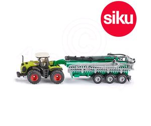 SIKU No 1827 1:87 CLAAS XERION TRACTOR with SAMSON VACUUM SLURRY TANKER