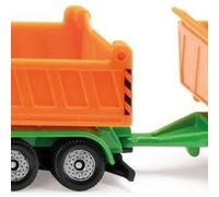 Siku Orange - Truck With Trailer Dump Truck Top Quality Toy