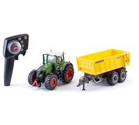 SIKU siku 6860 Fendt 939 Remote Control Kit with Joskin Trailer and Accessories, 1:32, Includes Remote Control Module, Ideal for Boys and Girls from 5 Years, Metal/Plastic, Green/Grey/Yellow