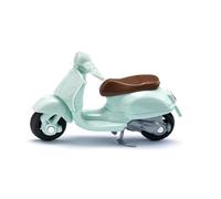 SIKU Toy Scooter, RIDE_ON_TOY, Metal/Plastic, Vespa 125 GTS Super, Mint, Rubberized Tyres, Handlebars and Moving Stand