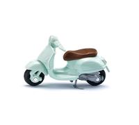 SIKU Toy Scooter, RIDE_ON_TOY, Metal/Plastic, Vespa 125 GTS Super, Mint, Rubberized Tyres, Handlebars and Moving Stand
