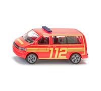 Siku VW T5 Fire Command Vehicle Diecast Model - 1:87 Scale