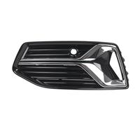 SIKUAI 1 Pc 4K0807647, 4K0807648 Fog Lamp Cover Front Fog Light Grille Light Covers & Lenses ABS Front, Left For Audi A6 C8 Saden 2019-2023, For Standard Base Model Only.