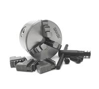 SIKUAI 130mm 5" #K11-130 Self Centering Lathe Chuck 3 Jaw Silver Steel for Millin/Drilling/Grinding Machines