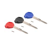 SIKUAI 1Pc Uncut Blade Blank Key Metal Black & Red & Blue For 100 125 150cc Scooter DIO Z4 Z125 SCR100 WH110