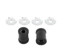 SIKUAI 2 Pcs Damper Kit Handlebar Riser bushings for Dyna FXR 73-17 Iron, Polyurethane Orange Silve