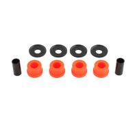 SIKUAI 2 Pcs Damper Kit Handlebar Riser bushings Iron, Polyurethane Orange Black for Dyna FXR 1973-2017, for XL 1973-late