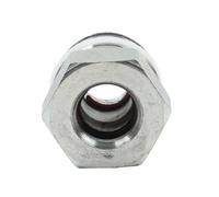 SIKUAI 4747355 Union Nut Steering Pump Repair 1 Pc for Fiesta MK4 2008 Onwards Steel Alloy Silve