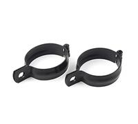 SIKUAI Black Modified Fork Clamps Turn Signal Indicator Metal Mount Bracket Holder Universal For motorcyle with 52MM-60MM fork Tube 2pcs,