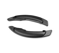 SIKUAI Car Aluminum Steering Wheel Shift Paddle Extended Shifter Extendtion Trim Cover Set for 2008-2016 Lancer Evolution Evo X 10 Outlander, Black