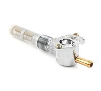 SIKUAI Chrome 3/8" NPT Fuel Valve Gas Tank Petcock for Harley Davidson For Softail Dyna FL FLH FLHF FLP FLPF FLHB