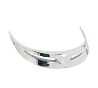 SIKUAI Chrome Leading Edge Narrow Front Mudguard Tip Trim for Davidson FXDXT Dyna Super Glide T-Sport 01-03, FXLR Low Rider Custom 90-94