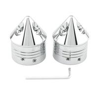 SIKUAI Front Wheel Axle Covers Nut Caps For Dyna Touring Tri Glide Fat Boy Aluminum Black