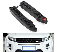 SIKUAI Motorbike 1 Pair Black Front Bumper Braces Bumper Mount Bracket for Evoque 2010-2018, LR034222/LR034210
