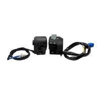 SIKUAI Plastic & Metal Motorcycle Handlebar Control Switch Left & Right Black For YBR 125 2005-2009 Model