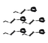 SIKUAI Thicken Start Stop Kill Safety Lanyard Handlebar Switch Key Floating Emergency Flameout Rope for Jet Ski Replace EW2-68348-00-00, black, 5 pcs