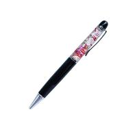 Sikyby Cake Strawberry Pizza Love Heart Birthday Funny Pens Cute Floater Floating Liquid Writing Journaling Office Pen Unique Gift For Women Men Kids Girl Boy