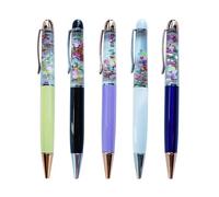Sikyby Magic Wand Cute 3D Floater Liquid Writing Journaling Office Pen Unique Gift For Women Men Kids Set of 5 Pens