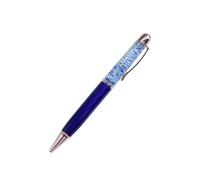 Sikyby Police Blue Car Funny Pens Cute Floater Floating Liquid Writing Journaling Office Pen Unique Gift For Women Men Kids Boy