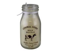 SIL GS0050 Scented Candle | Vanilla Aroma | Milk Bottle | 12pcs. 200g, White