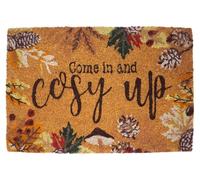 SiL Interiors Autumn Cosy Up Coir Doormat with Non-Slip Backing 60 x 40 cm