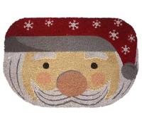 SiL Interiors Christmas Cute Santa Doormat with Non-Slip Backing 60 x 40 cm