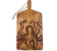 SiL Interiors Large Octopus 50cm Wooden Chopping Cutting Board Top Protector