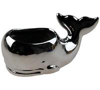 SiL Interiors Silver Chrome Design Whale Nautical Bathroom Dish