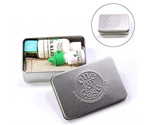 SIL KLEEN & CUE SILK Cleaner & Polish Deluxe GIFT TIN with Shaft Slicker & Chalk