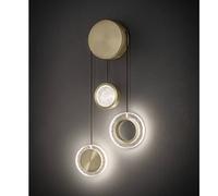 Sil-Lux Yo-Yo B LED wall light, gold