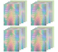 SILANON Fishing Lures Tape Reflective Fish Scales Sticker Holographic Adhesive Film Flash Lure Tape for Fishing Lure Making DIY Crafts Tool