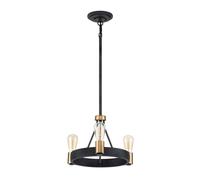 Silas 3 Light Semi-Flush Pendant Light