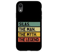 Silas The Man The Myth The Legend Funny Personalized Quote Case for iPhone XR