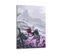 SILATSAWTU The Beginning After The End Video Game Poster Poster Decorative Painting Canvas Wall Posters And Art Picture Print Modern Family Bedroom Decor Posters 08x12inch(20x30cm)