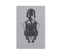 SILATSAWTU Video Game Rainbow Six Siege Warden Poster Poster Decorative Painting Canvas Wall Posters And Art Picture Print Modern Family Bedroom Decor Posters 16x24inch(40x60cm)