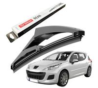 Silbak Rear Windscreen Wiper, fits for PEUGEOT 207 ESTATE (06/2007-12/2013) Rear Wiper Blade, 300mm