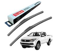 Silbak Windscreen Wipers, compatible with FIAT FULLBACK (05/2016-12/2019) Wiper Blades, 530mm/450mm
