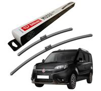 Silbak Windscreen Wipers, competible for FIAT DOBLO (02/2010-05/2022) Front Wiper Blades, 600mm/400mm