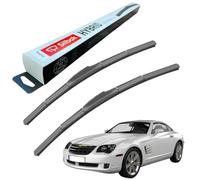 Silbak Windscreen Wipers, fits for CHRYSLER CROSSFIRE (09/2003-08/2008) Front Wiper Blades, 550mm/500mm, Hybrid