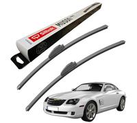 Silbak Windscreen Wipers, fits for CHRYSLER CROSSFIRE (09/2003-08/2008) Front Wiper Blades, 550mm/500mm