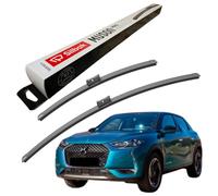Silbak Windscreen Wipers, fits for DS (CITROEN) DS3 CROSSBACK (01/2019 ONWARDS) Front Wiper Blades, 600mm/400mm