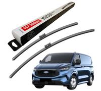 Silbak Windscreen Wipers, fits for FORD TRANSIT CUSTOM VAN (12/2023 ONWARDS) Front Wiper Blades, 650mm/500mm