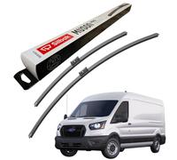Silbak Windscreen Wipers, fits for FORD TRANSIT TTS V362 (2019 ONWARDS) Front Wiper Blades, 750mm/530mm