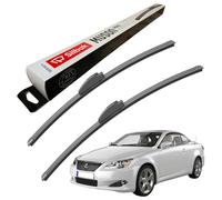Silbak Windscreen Wipers, fits for LEXUS IS (08/2005-04/2013) Front Wiper Blades, 550mm/500mm